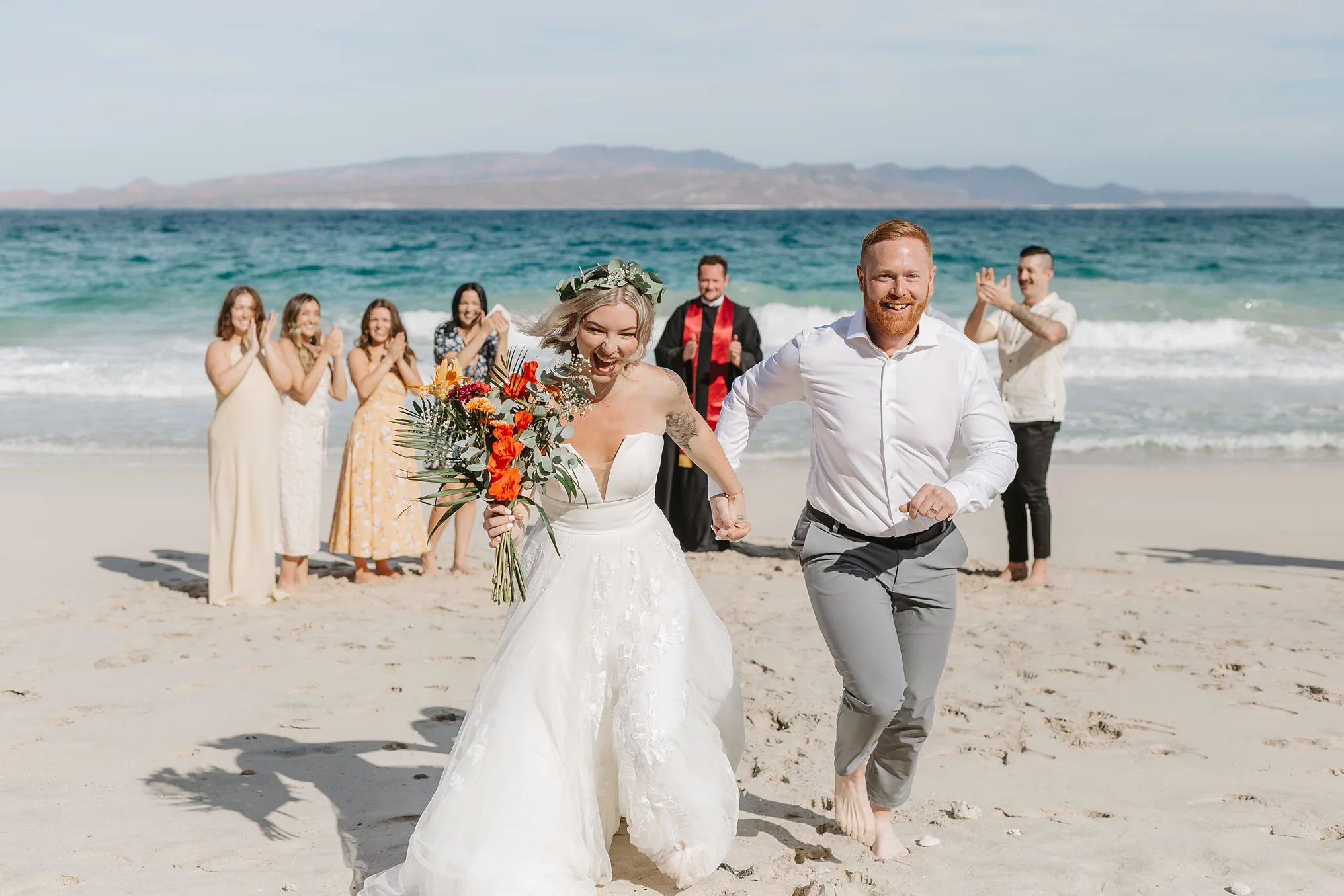 Melaina & Cody’s Intimate Elopement at Tecolote Beach, La Paz