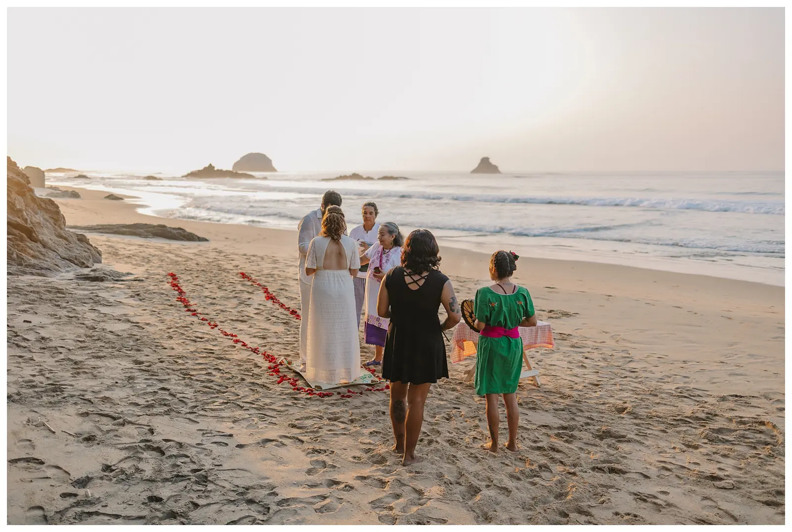 Oaxaca coast intimate wedding