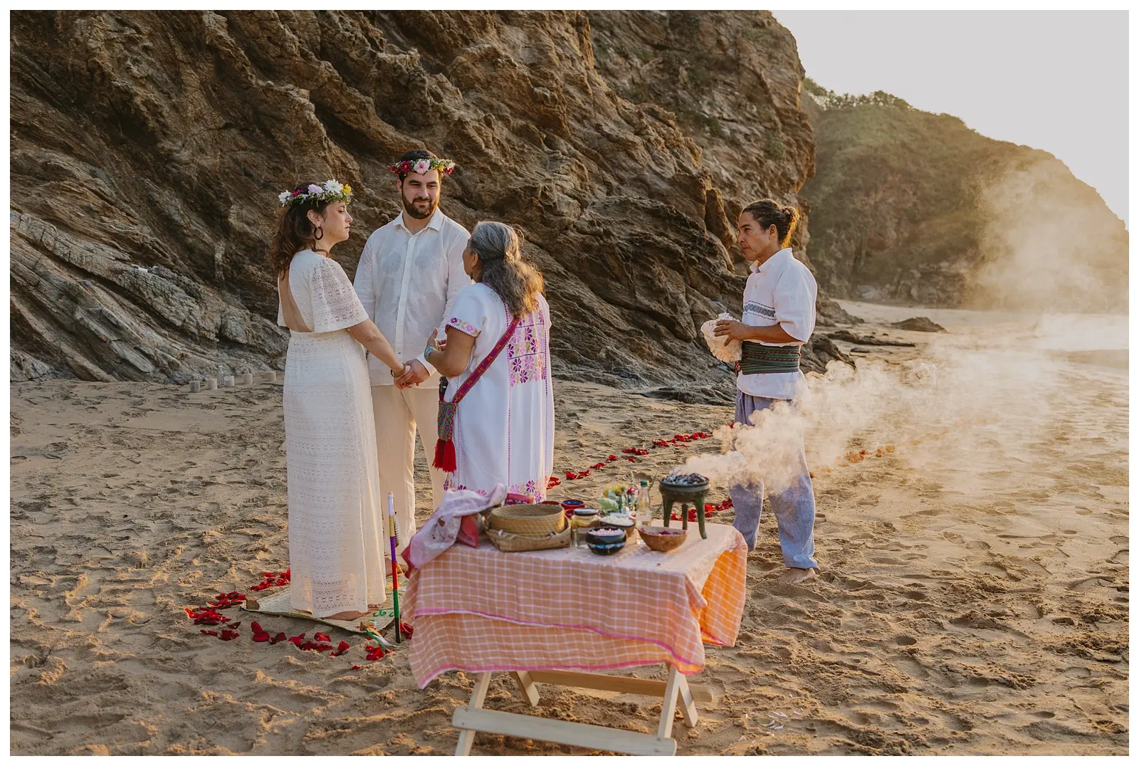small wedding in oaxaca