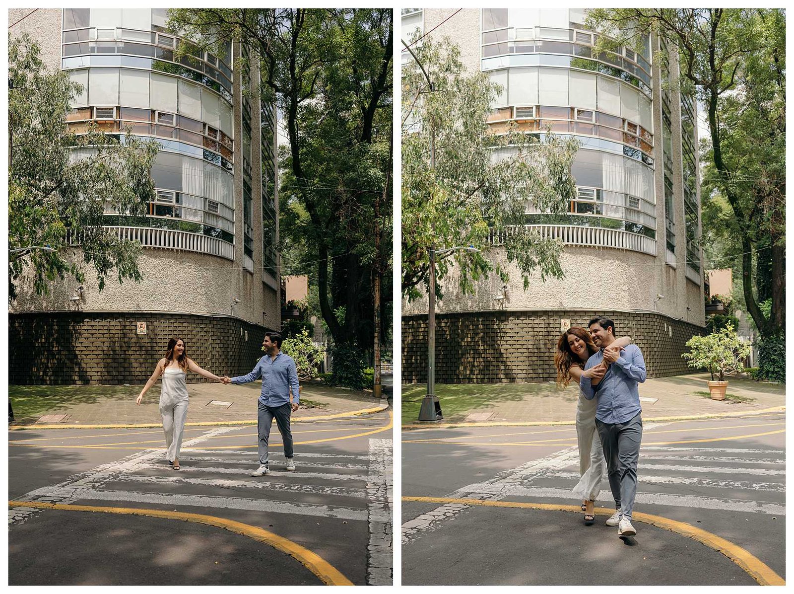 couple eloping in Mexico City 