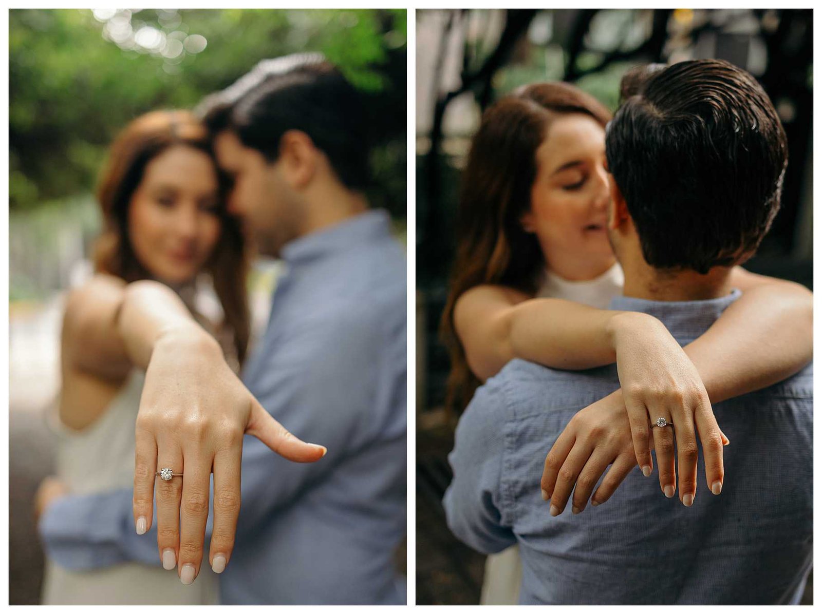 couple celebrating their engagement in Mexico City. 